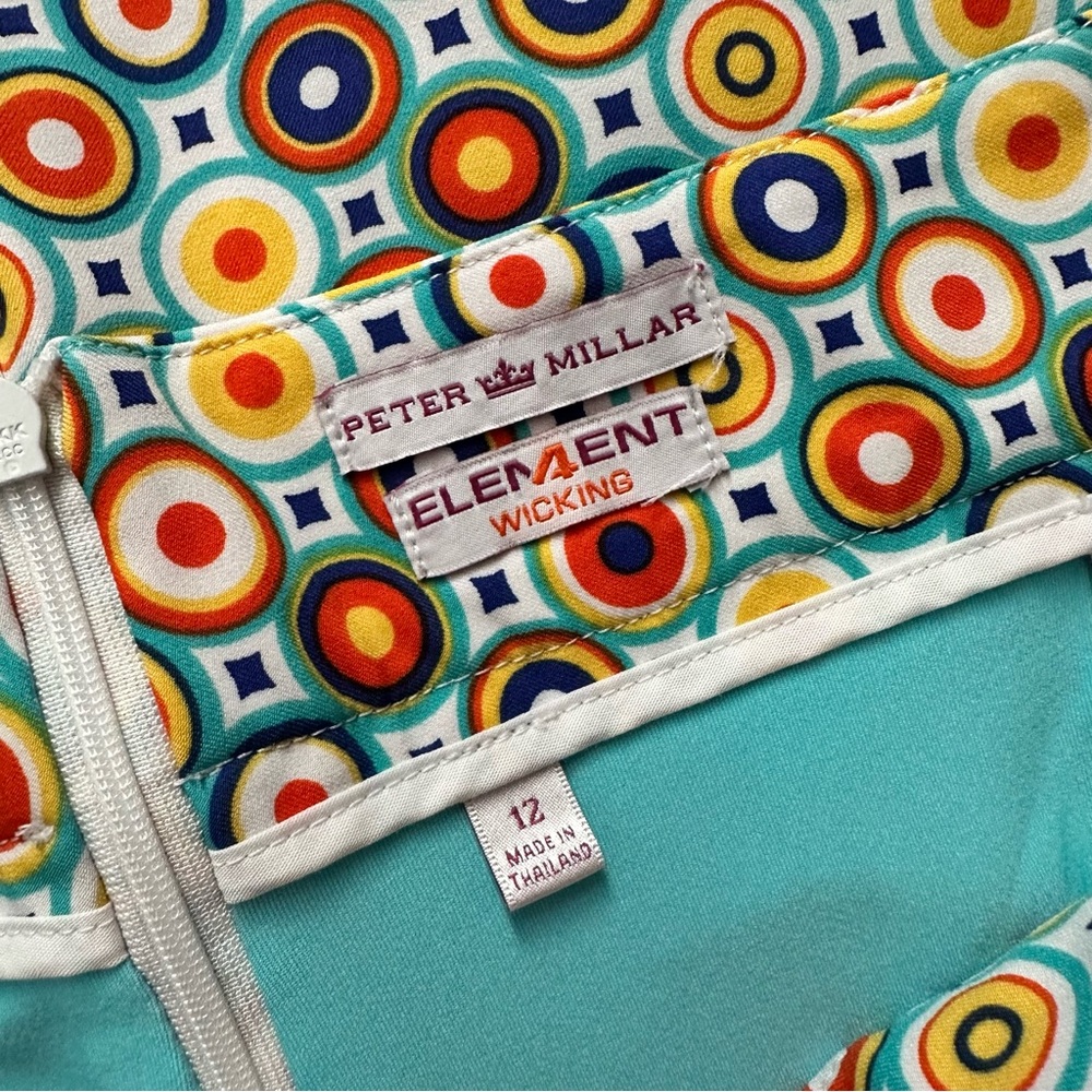 Peter Millar Geometric Circle Retro Pattern Golf … - image 6